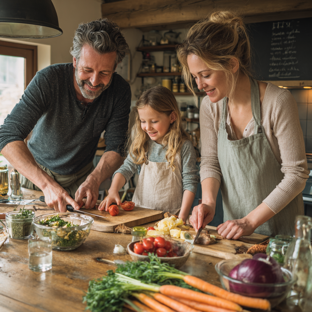 Усміхнена європейська жінка віком 35 років, здоровий вигляд, реалістичний портрет